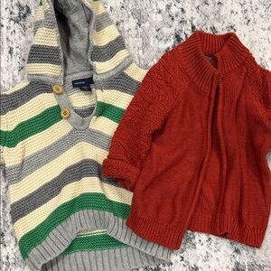 GAP Kids Striped and Solid Hoodies - Gray, Green, Yellow, Red